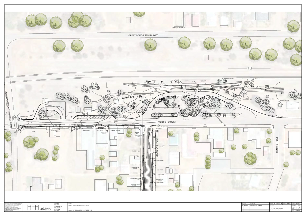 Townscape plan Tambellup