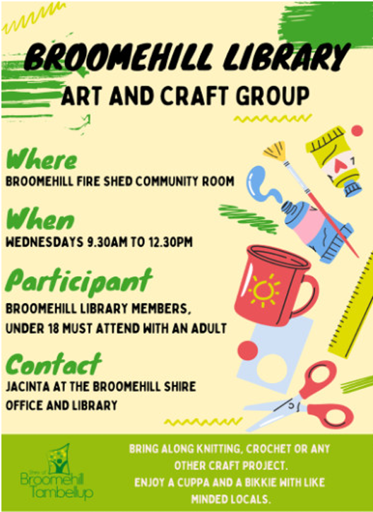 Broomehill Library Art and Craft Group