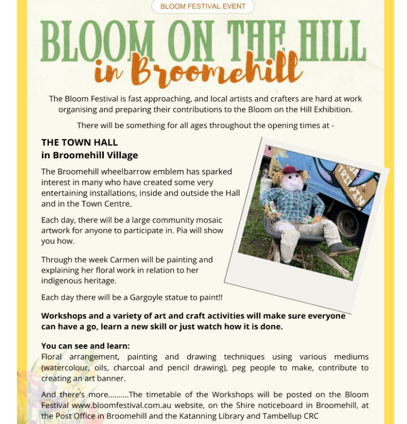 Bloom on the Hill in Broomehill