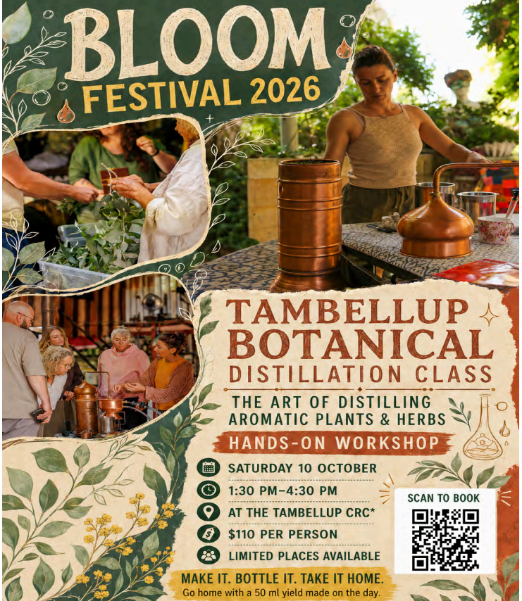Tambellup Botanical Distillation Class