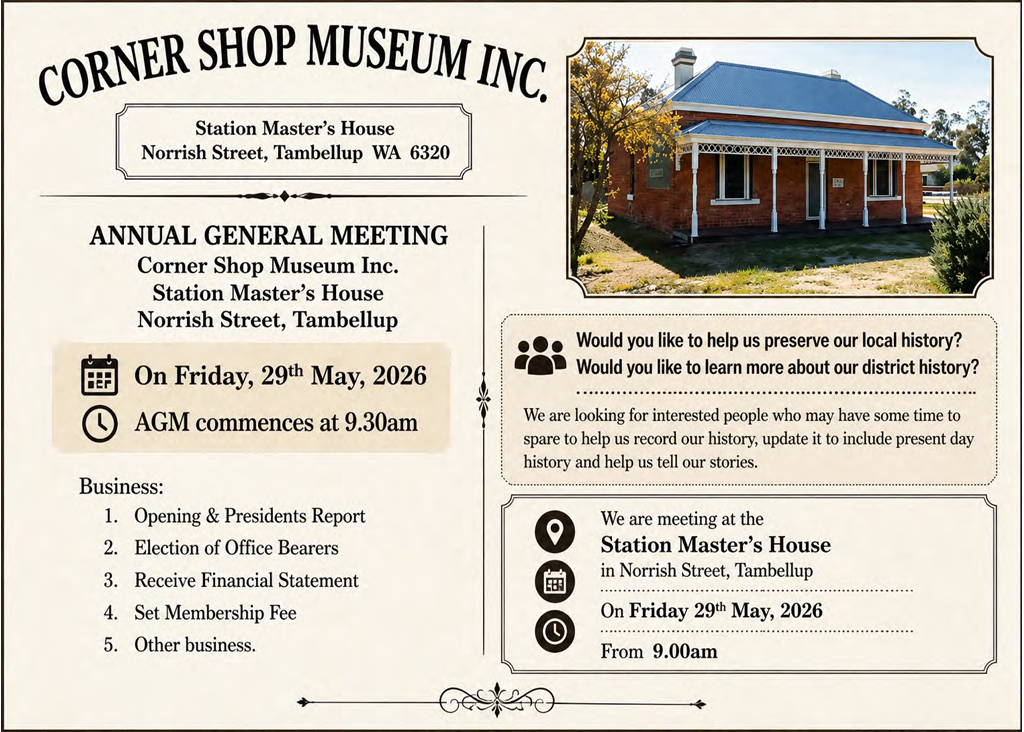 Corner Shop Museum Inc.
