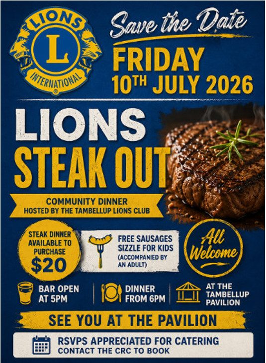 Lions Steak Out