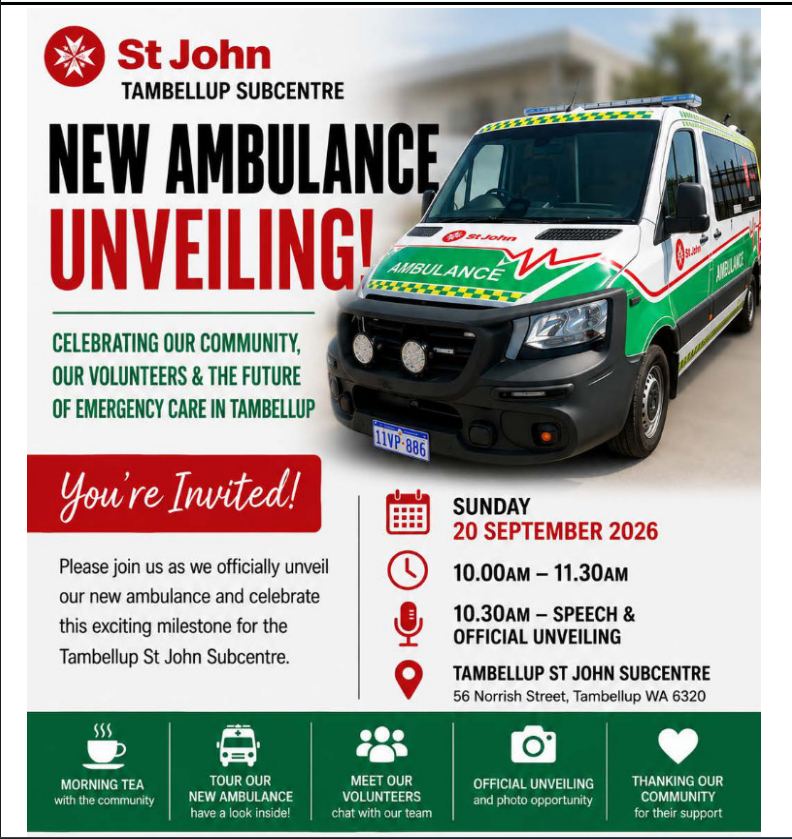 New Ambulance Unveiling