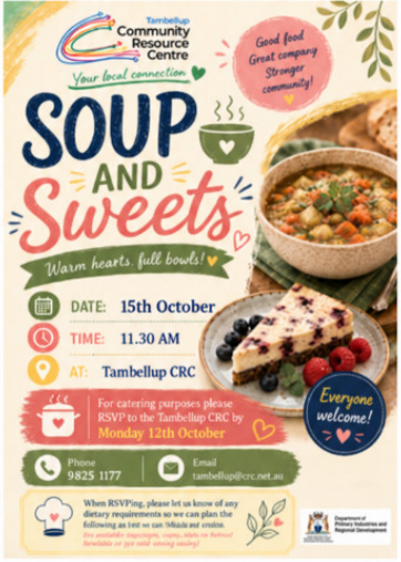 Soup and Sweets