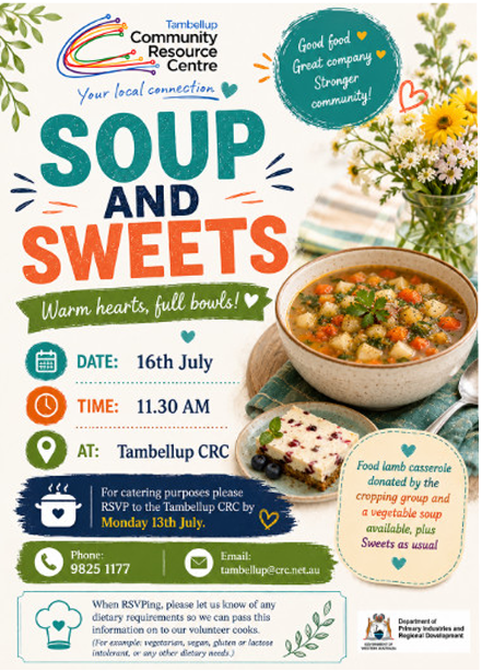 Soup and Sweets