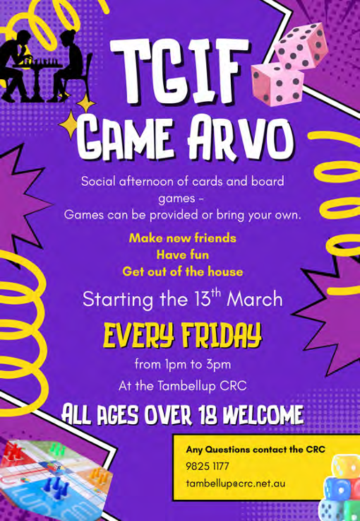 TGIF Game Arvo
