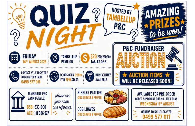 Tambellup PandC Quiz Night