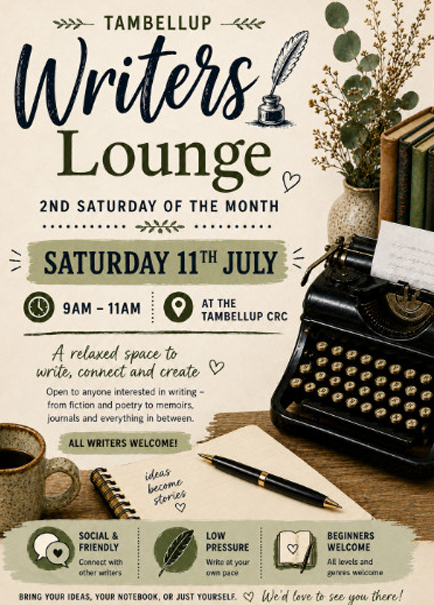 Tambellup Writers Lounge