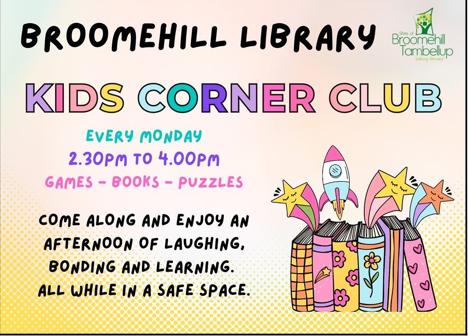 Broomehill Library Kids Corner Club