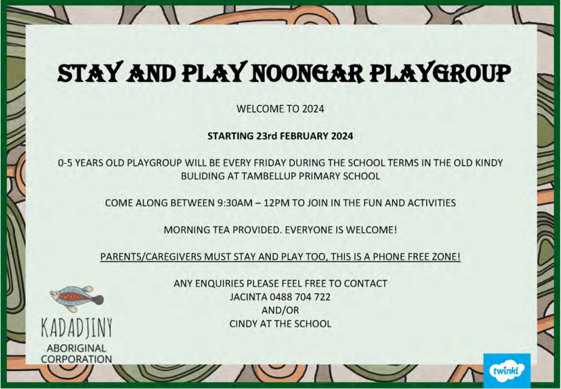 Stay and Play Noongar Playgroup